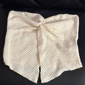 SHEIN Cream Textured Women Skirt